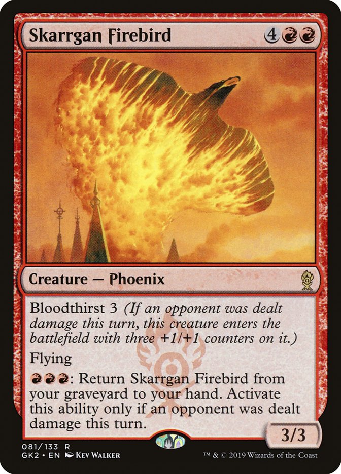 Skarrgan Firebird [Ravnica Allegiance Guild Kit] | Devastation Store