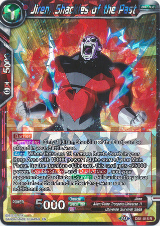 Jiren, Shackles of the Past (DB1-015) [Dragon Brawl] | Devastation Store