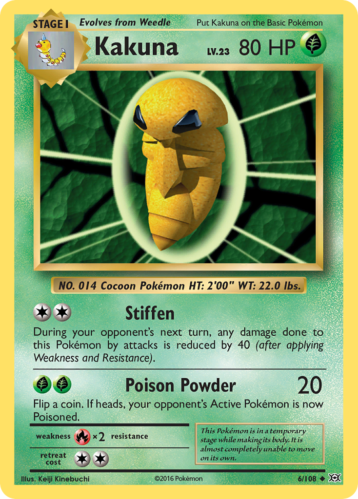 Kakuna (6/108) [XY: Evolutions] | Devastation Store