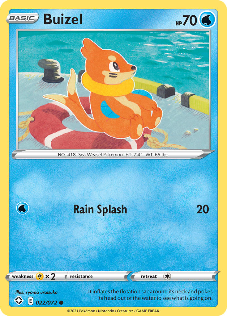 Buizel (022/072) [Sword & Shield: Shining Fates] | Devastation Store