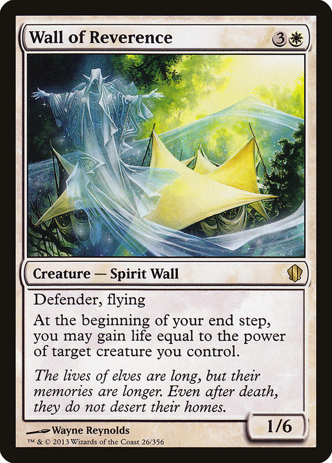 Wall of Reverence [Commander 2013] | Devastation Store