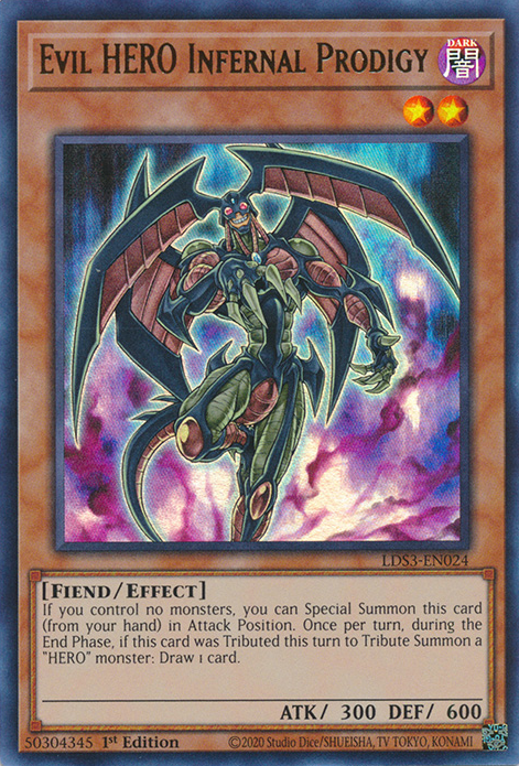 Evil HERO Infernal Prodigy [LDS3-EN024] Ultra Rare | Devastation Store