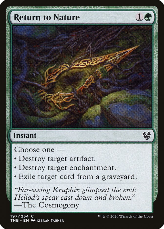Return to Nature [Theros Beyond Death] | Devastation Store