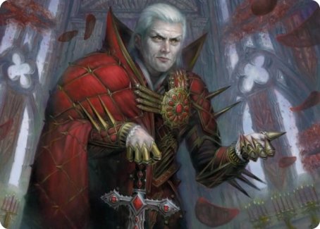 Edgar, Charmed Groom 1 Art Card [Innistrad: Crimson Vow Art Series] | Devastation Store