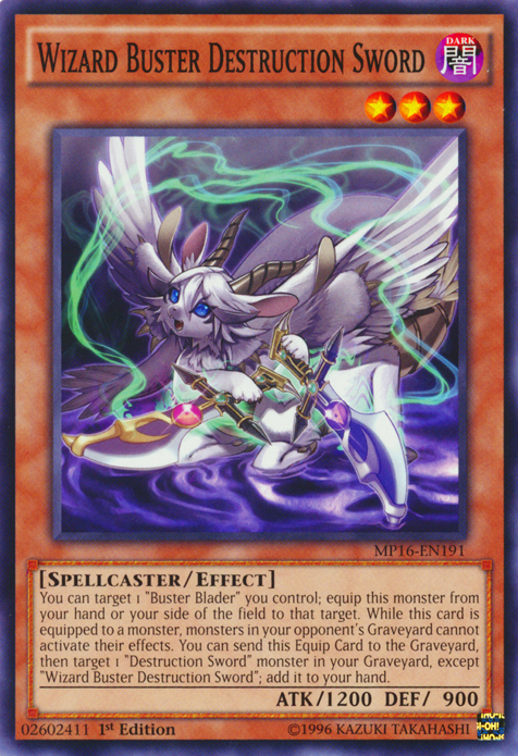Wizard Buster Destruction Sword [MP16-EN191] Common | Devastation Store