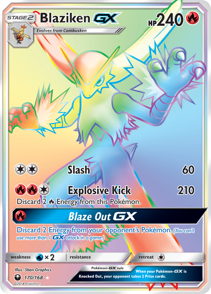 Blaziken GX (170/168) [Sun & Moon: Celestial Storm] | Devastation Store