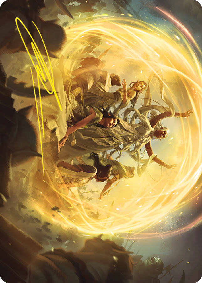 Heroic Intervention Art Card (Gold-Stamped Signature) [The Lord of the Rings: Tales of Middle-earth Art Series] | Devastation Store