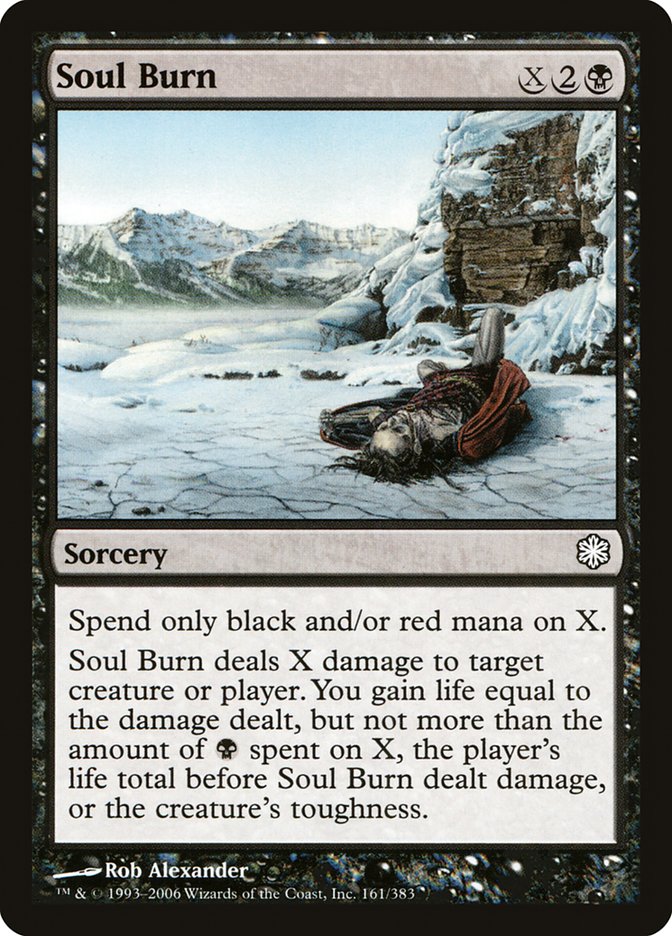 Soul Burn [Coldsnap Theme Decks] | Devastation Store