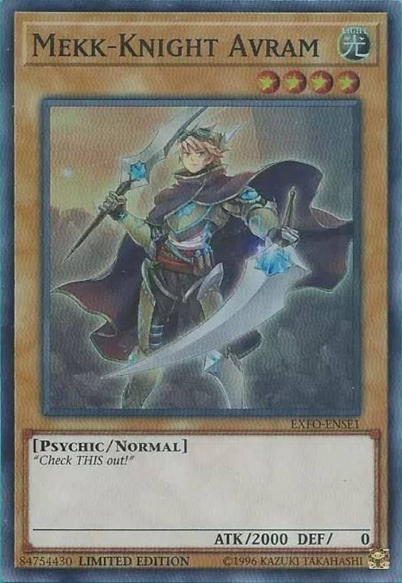 Mekk-Knight Avram [EXFO-ENSE1] Super Rare | Devastation Store