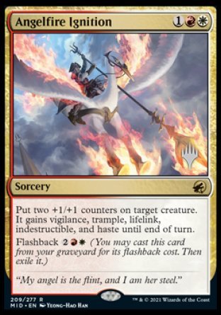 Angelfire Ignition (Promo Pack) [Innistrad: Midnight Hunt Promo Pack] | Devastation Store