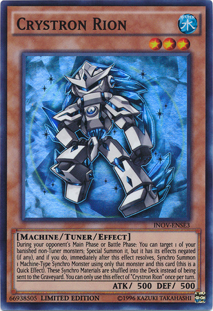 Crystron Rion [INOV-ENSE3] Super Rare | Devastation Store