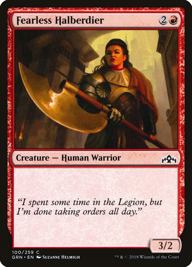Fearless Halberdier [Guilds of Ravnica] - Devastation Store | Devastation Store