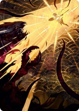 Defiant Strike Art Card [Strixhaven: School of Mages Art Series] | Devastation Store