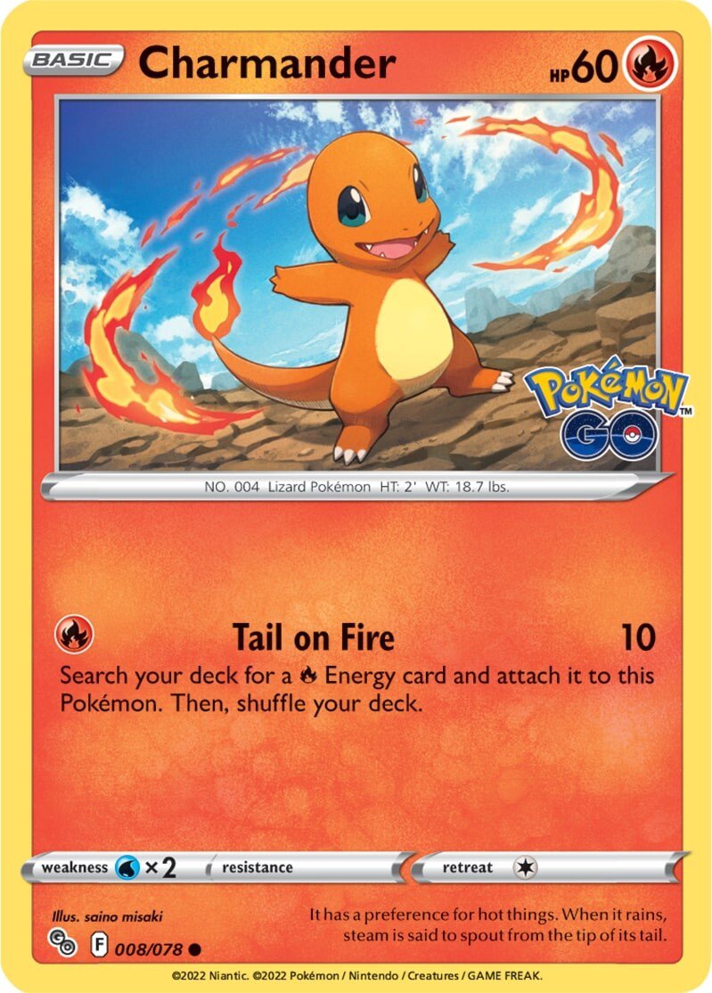 Charmander (008/078) [Pokémon GO] | Devastation Store