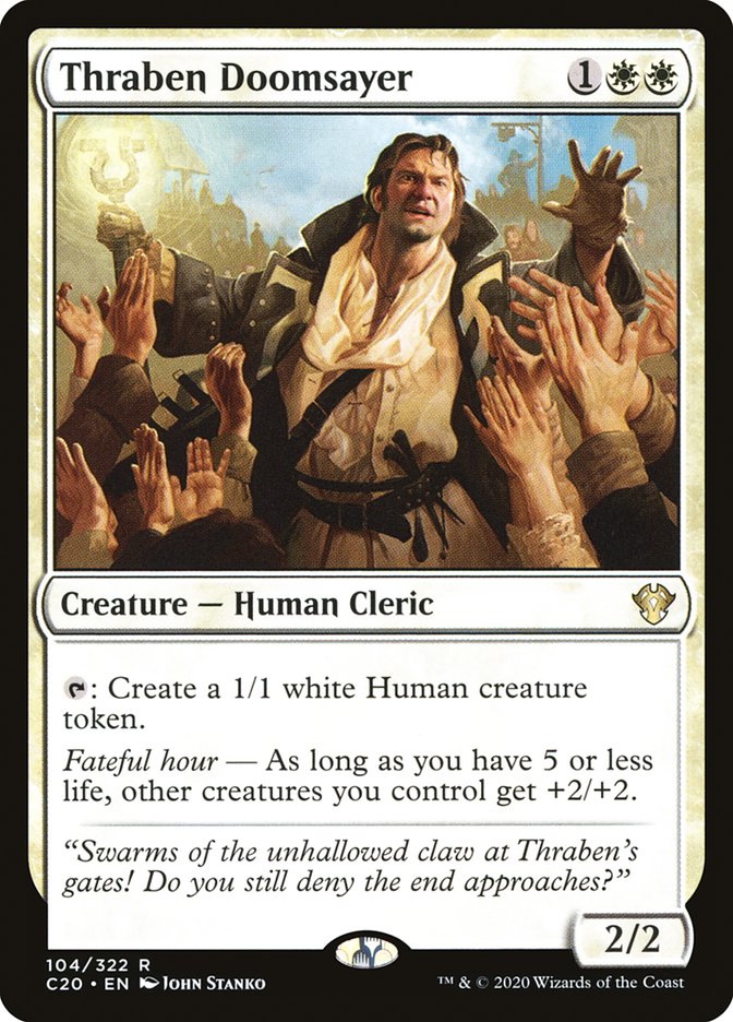 Thraben Doomsayer [Commander 2020] | Devastation Store