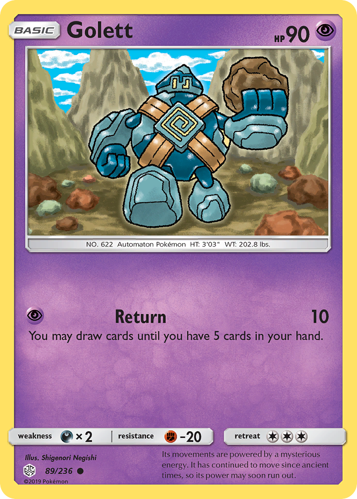 Golett (89/236) [Sun & Moon: Cosmic Eclipse] | Devastation Store