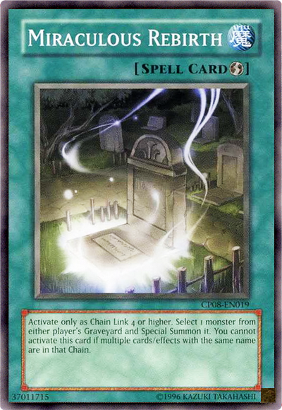 Miraculous Rebirth [CP08-EN019] Common | Devastation Store
