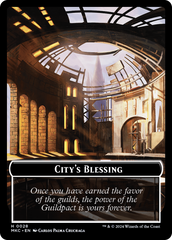 City's Blessing // Human Soldier Double-Sided Token [Murders at Karlov Manor Commander Tokens] | Devastation Store