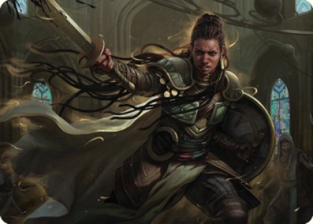 Shanna, Purifying Blade Art Card 1 [Dominaria United Art Series] | Devastation Store