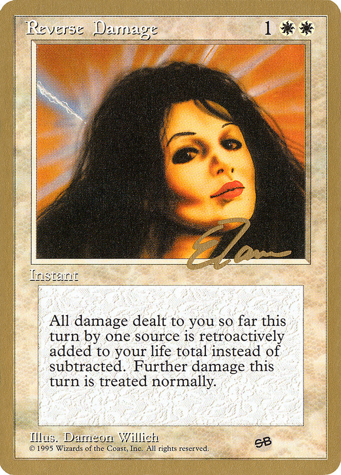 Reverse Damage (Eric Tam) (SB) [Pro Tour Collector Set] | Devastation Store