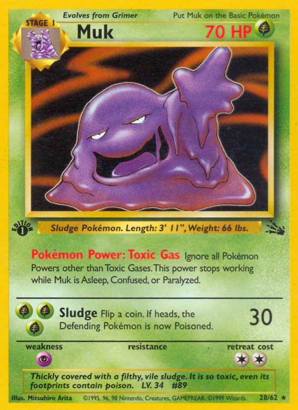 Muk (28/62) [Fossil 1st Edition] | Devastation Store