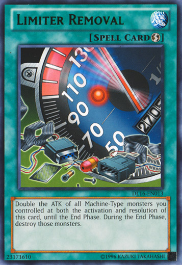 Limiter Removal (Green) [DL16-EN013] Rare | Devastation Store