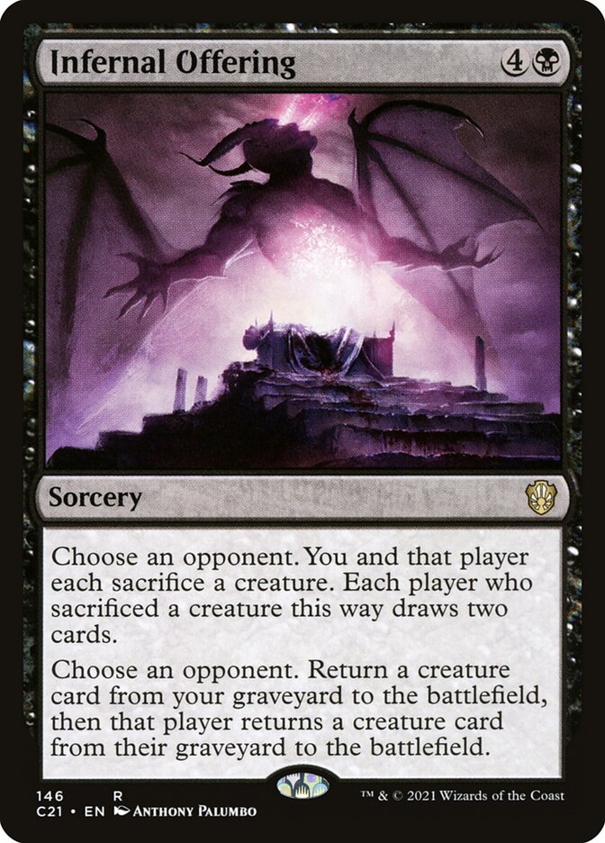 Infernal Offering [Commander 2021] | Devastation Store