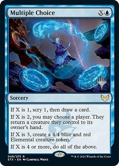 Multiple Choice (Promo Pack) [Strixhaven: School of Mages Promos] | Devastation Store