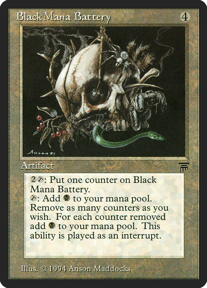 Black Mana Battery [Legends] | Devastation Store