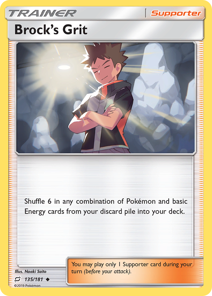 Brock's Grit (135/181) [Sun & Moon: Team Up] | Devastation Store