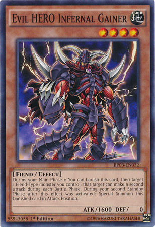 Evil HERO Infernal Gainer [BP03-EN032] Common | Devastation Store