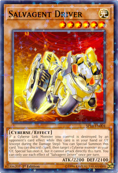 Salvagent Driver [SP18-EN004] Starfoil Rare | Devastation Store