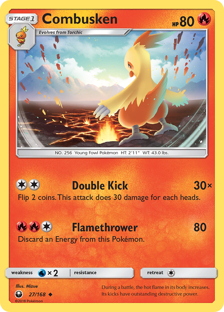 Combusken (27/168) [Sun & Moon: Celestial Storm] | Devastation Store