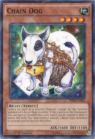Chain Dog [BP03-EN080] Shatterfoil Rare | Devastation Store