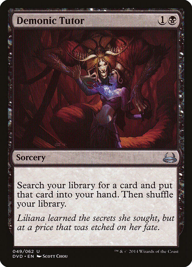 Demonic Tutor (Divine vs. Demonic) [Duel Decks Anthology] - Devastation Store | Devastation Store