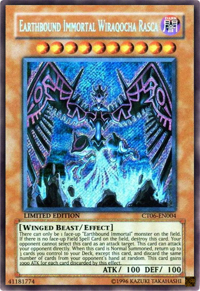 Earthbound Immortal Wiraqocha Rasca [CT06-EN004] Secret Rare | Devastation Store