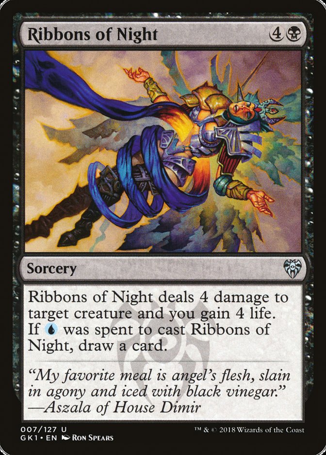 Ribbons of Night [Guilds of Ravnica Guild Kit] | Devastation Store