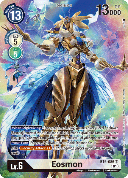 Eosmon [BT6-086] (Alternate Art) [Double Diamond] | Devastation Store