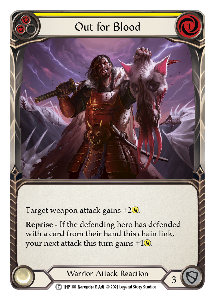 Out for Blood (Yellow) [1HP166] | Devastation Store