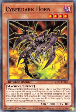 Cyberdark Horn [SGX1-ENG05] Common | Devastation Store
