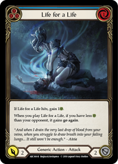 Life for a Life (Blue) [ARC166-R] 1st Edition Rainbow Foil - Devastation Store | Devastation Store