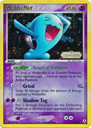 Wobbuffet (28/92) (Stamped) [EX: Legend Maker] | Devastation Store