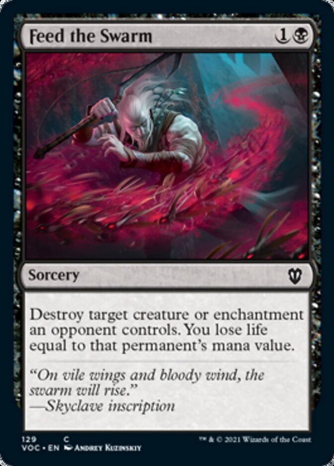 Feed the Swarm [Innistrad: Crimson Vow Commander] | Devastation Store