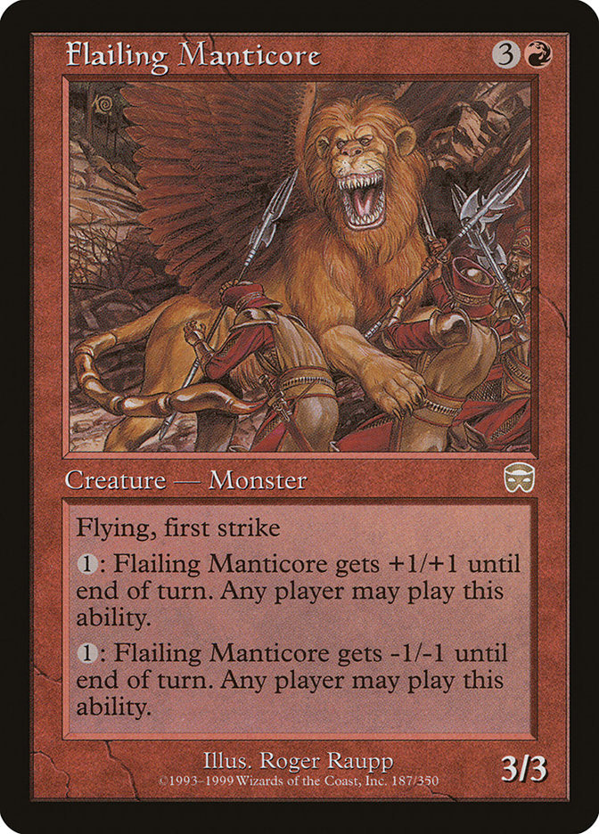 Flailing Manticore [Mercadian Masques] - Devastation Store | Devastation Store