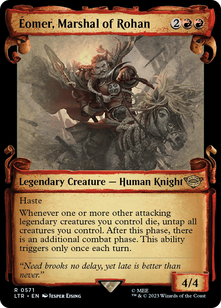 Eomer, Marshal of Rohan [The Lord of the Rings: Tales of Middle-Earth Showcase Scrolls] | Devastation Store