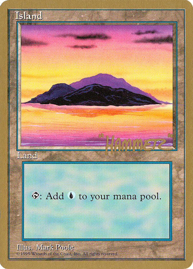 Island (shr368) (Shawn "Hammer" Regnier) [Pro Tour Collector Set] | Devastation Store