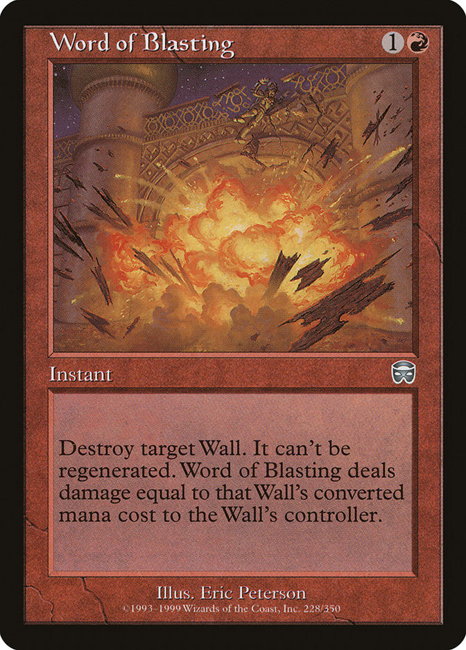 Word of Blasting [Mercadian Masques] | Devastation Store