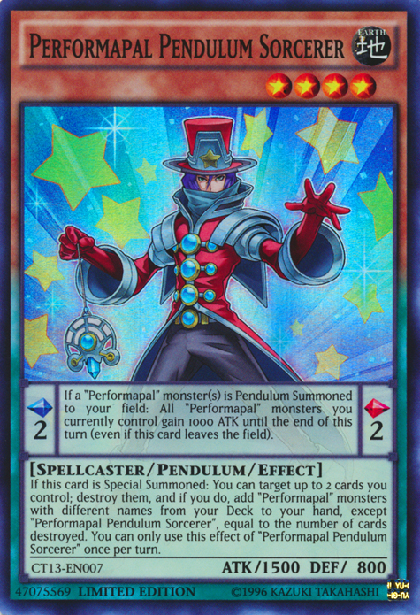 Performapal Pendulum Sorcerer [CT13-EN007] Super Rare | Devastation Store