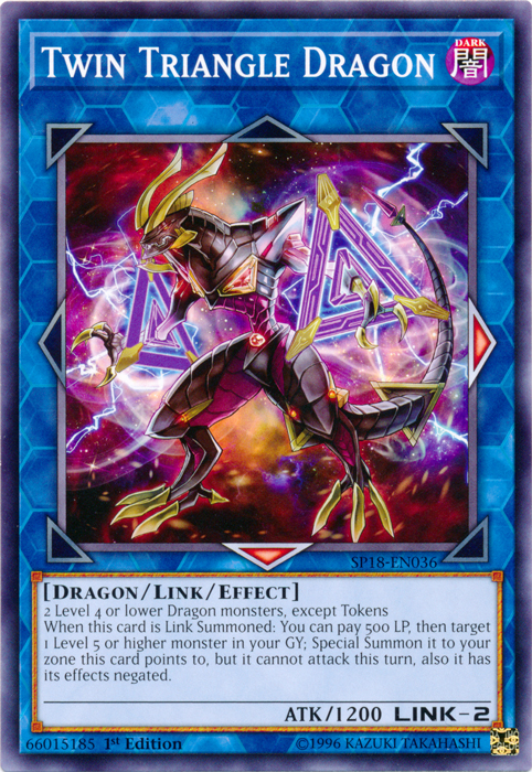 Twin Triangle Dragon [SP18-EN036] Common | Devastation Store