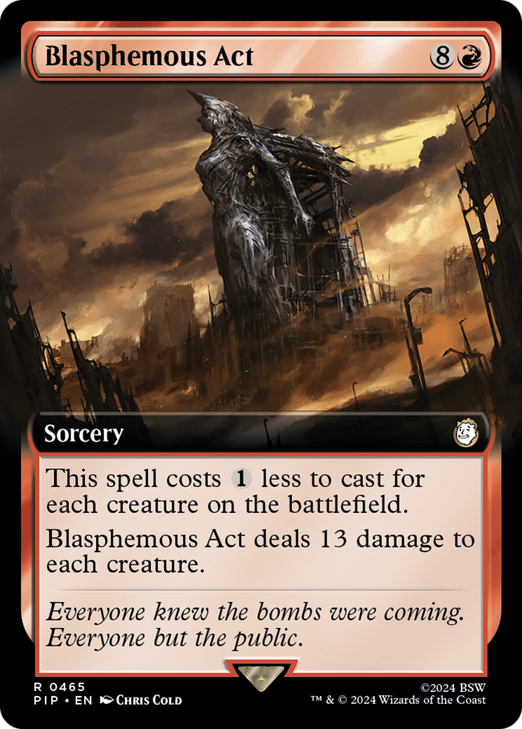 Blasphemous Act (Extended Art) [Fallout] | Devastation Store